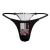 BAIKUTOUAN Fireman Firefighter American Flag G-String Thongs Women's T-Back Underwear Panty view 3