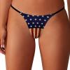 BAIKUTOUAN American Glory Flag G-String Thongs Women's T-Back Underwear Panty view 1