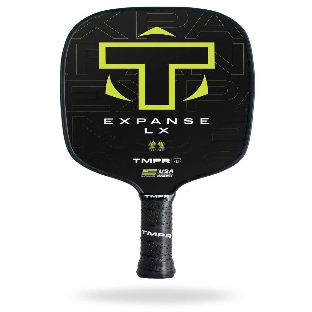 TMPR Sports Expanse LX - Pickleball Paddle, Green, Medium Weight (7.9-8.0 oz)