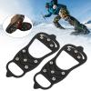 01 02 015 Snow Spikes Claw, Stretchable Outdoor Ice Crampons for Ice for Snowfield(M) view 2