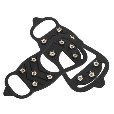 01 02 015 Snow Spikes Claw, Stretchable Outdoor Ice Crampons for Ice for Snowfield(L)
