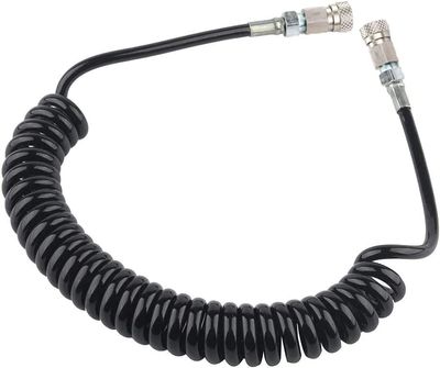 Manloney LLC Paintball Airsoft Fill Whip Hose 4500psi PCP Fill ing & Charging System with Foster Quick-Detach Hose Assembly (Remote Coil/Female Charging System)