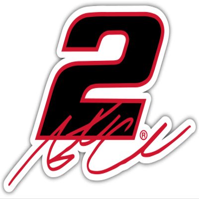 Nascar #2 Austin Cindric 4-Inch Vinyl Decal Stiker