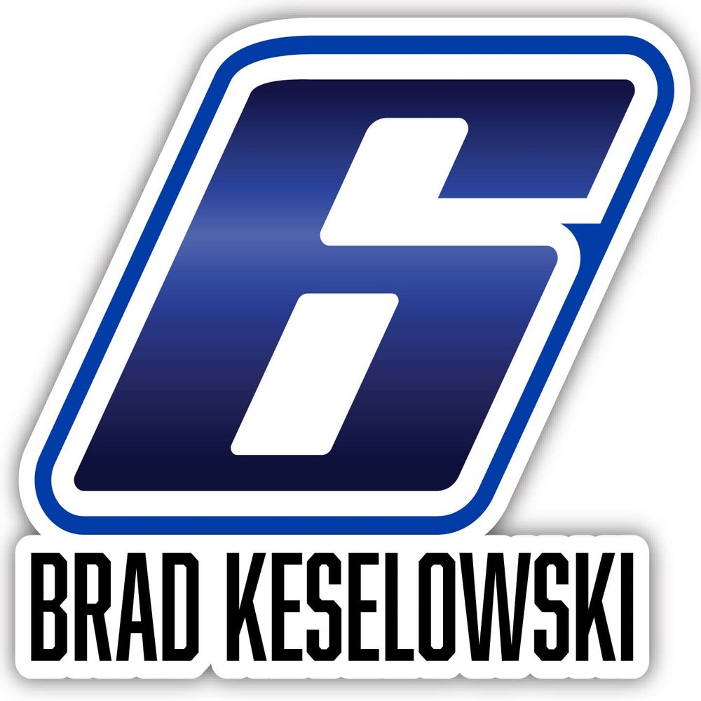 Nascar #6 Brad Keselowski 4-Inch Vinyl Decal Sticker