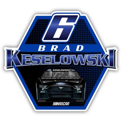 Nascar #6 Brad Keselowski 4-Inch Vinyl Decal Sticker