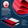 Anley Rip-Proof Double Sided 3-Ply Texas State Flag 3x5 Foot - Vivid Color, Canvas Header and Wrinkle Resistant - The Strongest, Longest Lasting Lone Star Flags 3 X 5 Ft view 2