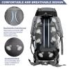 Night Cat Hiking Backpacks 70L Camping Backpacking Packs for Men Women Lightweight Outdoor for Mountaineering Traveling, No Internal Frame view 3