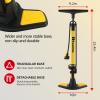 TOOLITIN Floor Bike Pump with Gauge,160 PSI High Pressure,Bicycle Pump Compatible with Presta and Schrader Valve,Bike Tire Pump for Road Bike,MTB,Hybrid,Balls view 3