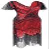 FUNDAISY Women Halter V-Neck Sequins Tassel 1920s Flapper Inspired Party Dance Dress with 20s Gatsby Accessories Set (Small, Style F Flower Black Red) view 3