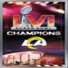 Trends International NFL Los Angeles Rams - Commemorative Super Bowl LVI Champions Team Logo Wall Poster, 34L x 22.4W, Silver Framed Version view 1