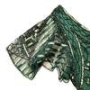 FUNDAISY Women Halter V-Neck Sequins Tassel 1920s Flapper Inspired Party Dance Dress with 20s Gatsby Accessories Set (3X-Large, Style F Flower Black Green) view 4