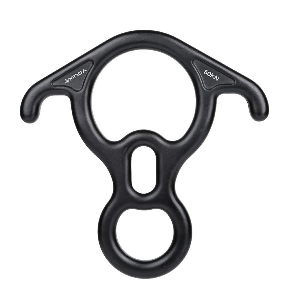 cdar Rappel Belay Figure 8 Bent Ear Rescue Terminal Black