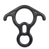 cdar Rappel Belay Figure 8 Bent Ear Rescue Terminal Black view 1