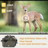 2 Pack WiFi Trail Camera 64MP 1296P, 0.1s trigger time 100ft night vision motion activated waterproof IP66 Wireless App Controll Sends Picture to Cell Phone for Hunting Wildlife & Home Surveillance view 3