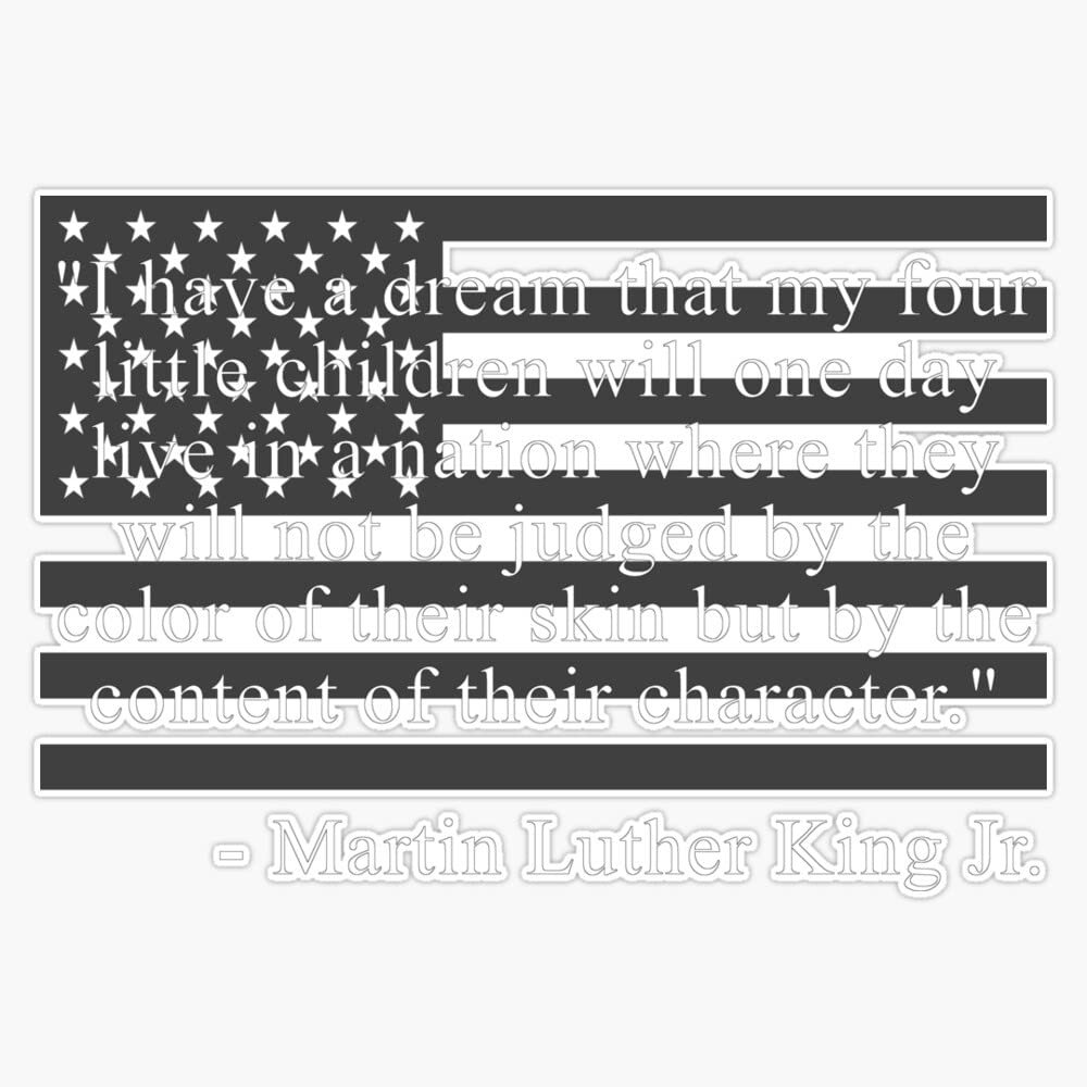 Martin Luther King Jr. Mlk I Have A Dream Quote Bumper Sticker Vinyl Decal 5"