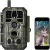 BLAZEVIDEO 64MP 1296P WiFi Trail & Game Camera with 0.1s Trigger Speed No Glow Night Vision Motion Activated IP66 Waterproof Wireless Hunting Cam with App for Wildlife Hunting, Yard Security