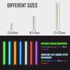 GB1 Glass Luminous Tube, Rare Earth Luminous Stick, Glow Bar in the Dark Tril Vial Alternative, DIY for EDC Accessories Decoration (322.5mm, 1pc, Ice-blue) view 2