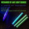 GB1 Glass Luminous Tube, Rare Earth Luminous Stick, Glow Bar in the Dark Tril Vial Alternative, DIY for EDC Accessories Decoration (322.5mm, 1pc, Ice-blue) view 4
