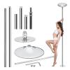 HomGarden 45mm Adjustable Removable Stripper Spinning Dancing Pole for Fitness Exercise Dance Gym Club Home Party view 1