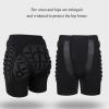 Q-FFL Skating Impact Pad, Tailbone Hip Butt Pad, Protective Padded Shorts for Inline Skating, Skateboarding, S-2XL Size (Size : 2XL) view 3