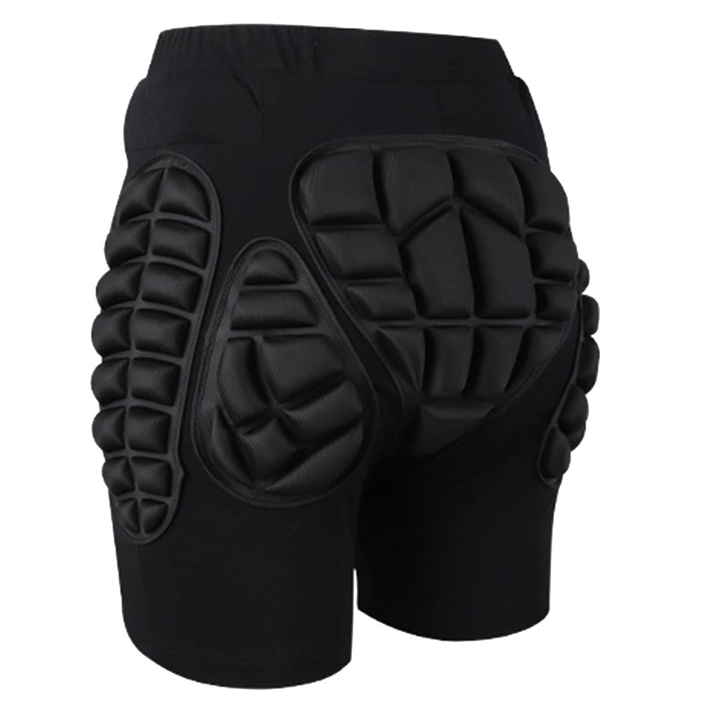 Q-FFL Skating Impact Pad, Tailbone Hip Butt Pad, Protective Padded Shorts for Inline Skating, Skateboarding, S-2XL Size (Size : X-Large)