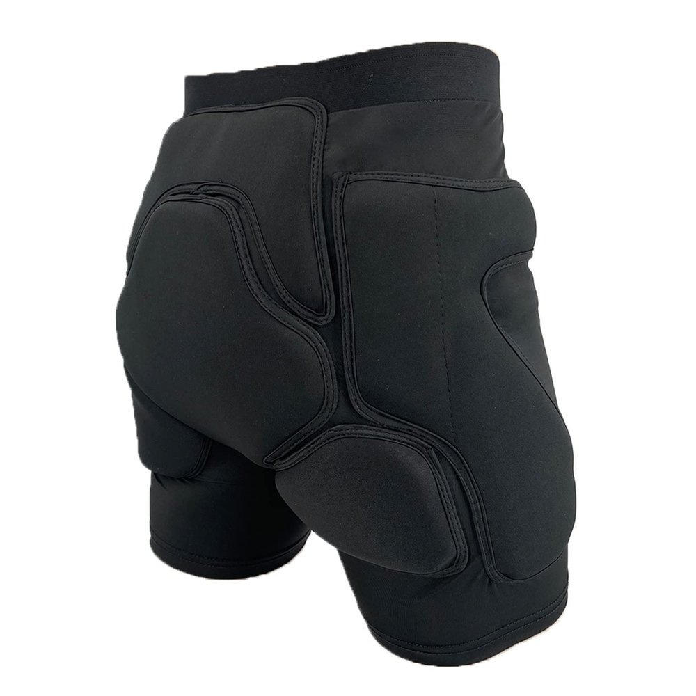 Q-FFL Breathable Protective Gear, Skating Impact Pad, Tailbone Hip 3D Protection Pads, Hip Protector Padded Short Pants for Adults (Size : Large)