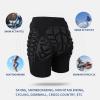 Q-FFL Breathable Protective Padded Shorts, Hip Protection Pads, Skating Impact Pad for Men Women Inline Skating, Skateboarding (Size : Small) view 2