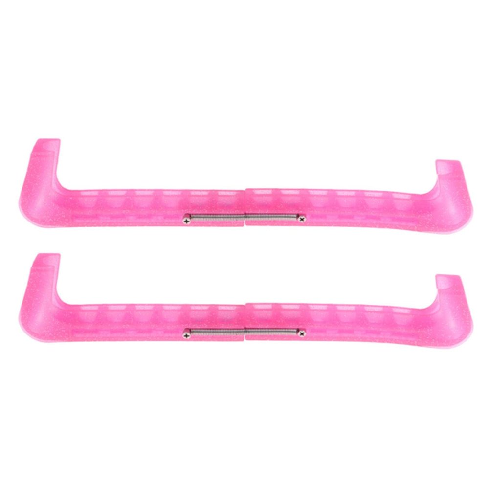 NC Universal Youth Adults Adjustable Ice Skate Blade Guard Transparent Protector Cover Skating Accessories Equipmentwith Strap