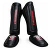 Invincible Fight Gear Shin-n-Step for Muay Thai, MMA, Martial Arts Protective Training Equipment for Sparring or Training Padded and Adjustable.Unisex, Large view 1
