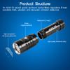 APLOS AP01 1050lm Diving Flashlight with Power Indicator, IPX8 Waterproof Professional Rechargable Dive Light view 4