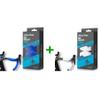 ALIEN PROS (Set of 4 Blue & White Bike Handlebar Tape EVA - Wrap Your Bike for an Awesome Comfortable Ride view 1