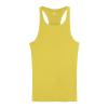 Mens Jersey Tank Tops Quick Dry Workout Loos Fit Sleeveless T Shirts Summer Casual Big Tall Solid Basic Undershirts Tees Yellow view 2