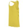 Mens Jersey Tank Tops Quick Dry Workout Loos Fit Sleeveless T Shirts Summer Casual Big Tall Solid Basic Undershirts Tees Yellow view 3