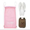 Callaway Style-L Bath Set WMS PNK SS 2022 Women's Bath Set, Pouch, 6.7 x 7.9 x 2.4 inches (17 x 20 x 6 cm), Mesh Back, 13.8 x 16.9 inches (35 x 43 cm), Slippers, 9.8 inches (25 cm) view 3