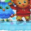 Daniel Tiger Toddler Girls Short Sleeve Poly Pajama Set (2T, Blue/Multi) (KY182292DA) view 4