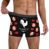 MESHELEY Custom Underwear Personalized for Men Boyfriend Husband Boxer Briefs with Photo Face Birthday Gifts for Him view 2