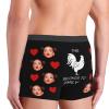 MESHELEY Custom Underwear Personalized for Men Boyfriend Husband Boxer Briefs with Photo Face Birthday Gifts for Him view 3