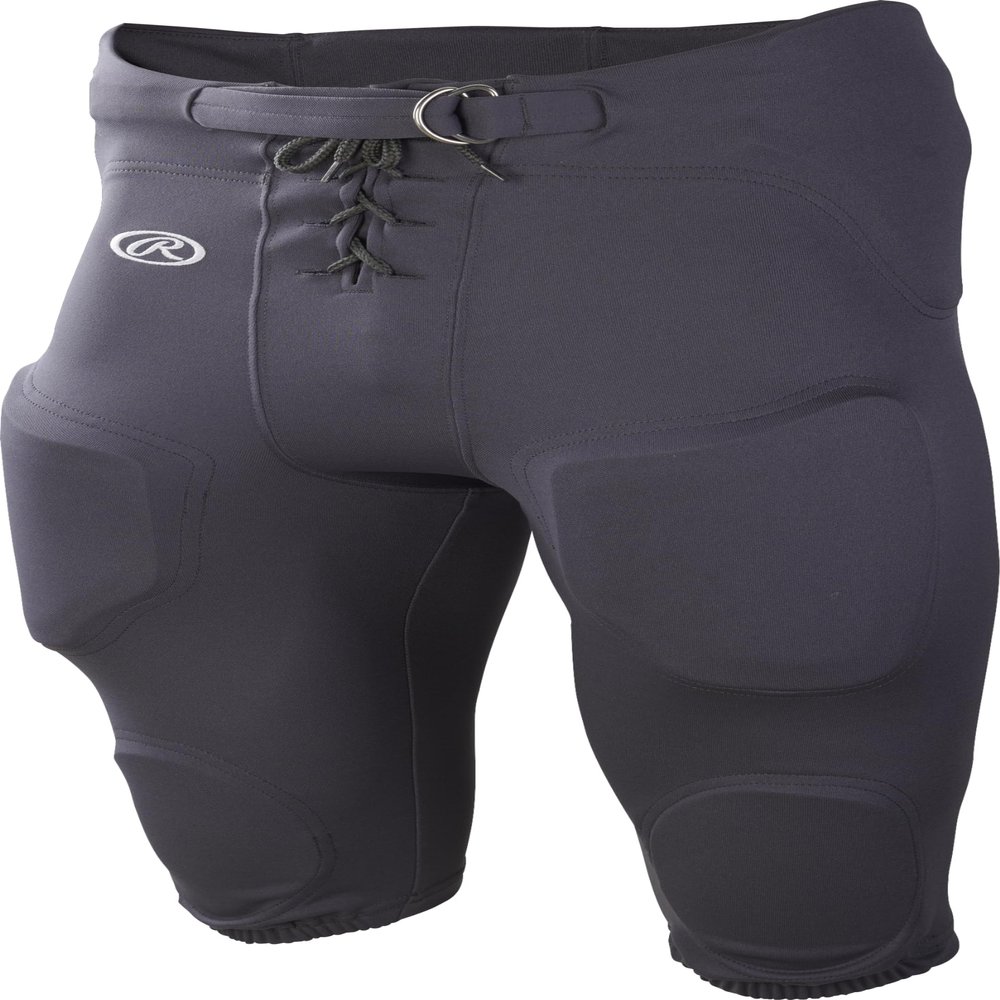 Rawlings | Boy's Lightweight Football Pants | Integrated Pads | Grey | X-Large