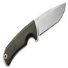 SOG Tellus FX Full-Sized Fixed Blade Knife 4.2" Full-Tang CRYO 440C Steel Blade GRN Handle UMS Compatible Sheath, Olive Drab view 4