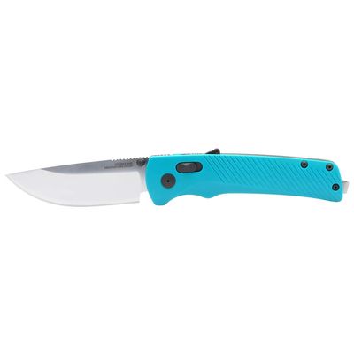SOG Flash AT Daily Carry Ambidextrous Pocket Compact Folding Knife | Ergonomic Handle for Enhanced Grip | D2 Steel Blade, Petrol Green/Satin