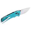 SOG Flash AT Daily Carry Ambidextrous Pocket Compact Folding Knife | Ergonomic Handle for Enhanced Grip | D2 Steel Blade, Petrol Green/Satin view 3