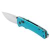 SOG Flash AT Daily Carry Ambidextrous Pocket Compact Folding Knife | Ergonomic Handle for Enhanced Grip | D2 Steel Blade, Petrol Green/Satin view 4