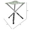 Dynamic Discs Folding Stool | Portable & Collapsible Stool for Disc Golf and More | Fits in Frisbee Golf Bags and Backpacks (Flint Gray) view 2