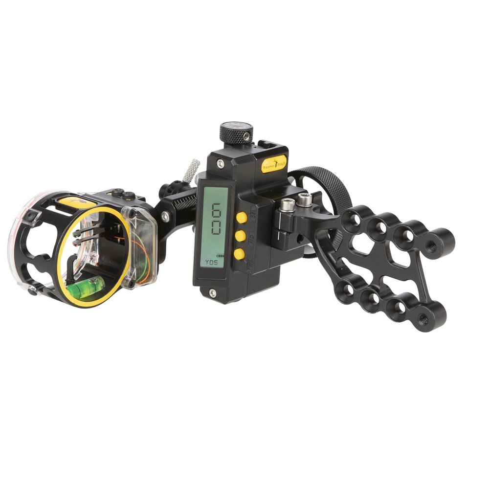 Trophy Ridge Digital React Trio Pro 3-Pin Archery Bow Sight, Left Hand, 0.019 Pin