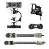 Mathews Flatline Stabilizers with HD Quiver + QAD Integrate Rest + Static Sidebar Mount (8" + 10", 6 Arrow Quiver, Optifade Elevated II) view 1