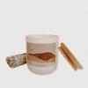 Roaming Travelers Joshua Tree Scented Candle - Bonfire, White view 1