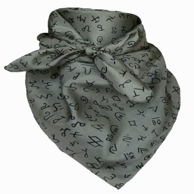 Wyoming Traders Equestrian Horse Reining 100% Silk Cowboy Bandana Wild Rag Scarf 20" Small Mini Multiple Colors (Brand Sage)