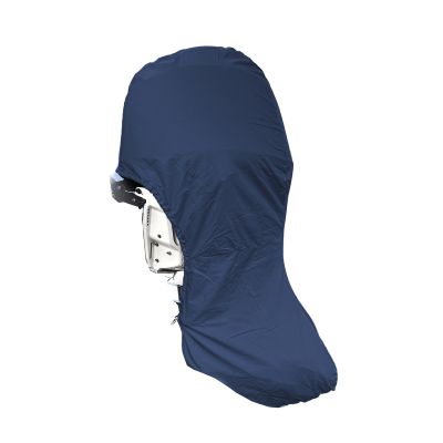 SavvyCraft Heavy Duty Outboard Motor Cover, Waterproof 600D Polyester Full Size Boat Engine Cover for Motor up to 60-90 HP Navy Color
