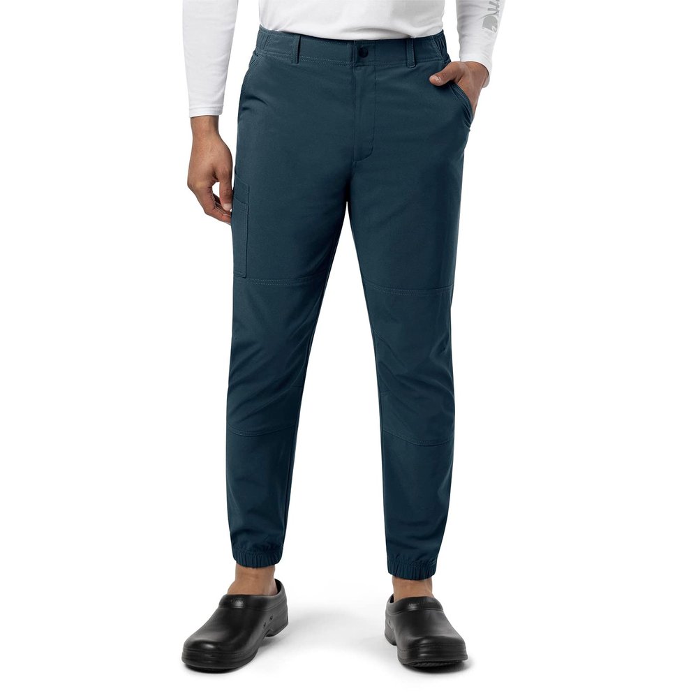 Carhartt Men's Micro Ripstop Cargo Jogger Pant, Navy, Small Tall