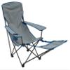 ALPS Mountaineering Escape Lounge Camping Chairs for Adults with Footrest and Adjustable Armrests, Sturdy Steel Frame, Compact Foldable Design, and Carry Bag, Gray/Blue - New view 1